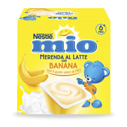 Merenda al latte Banana