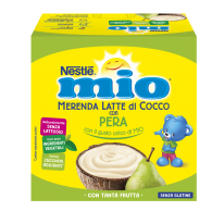 Merenda al latte di Cocco con Pera